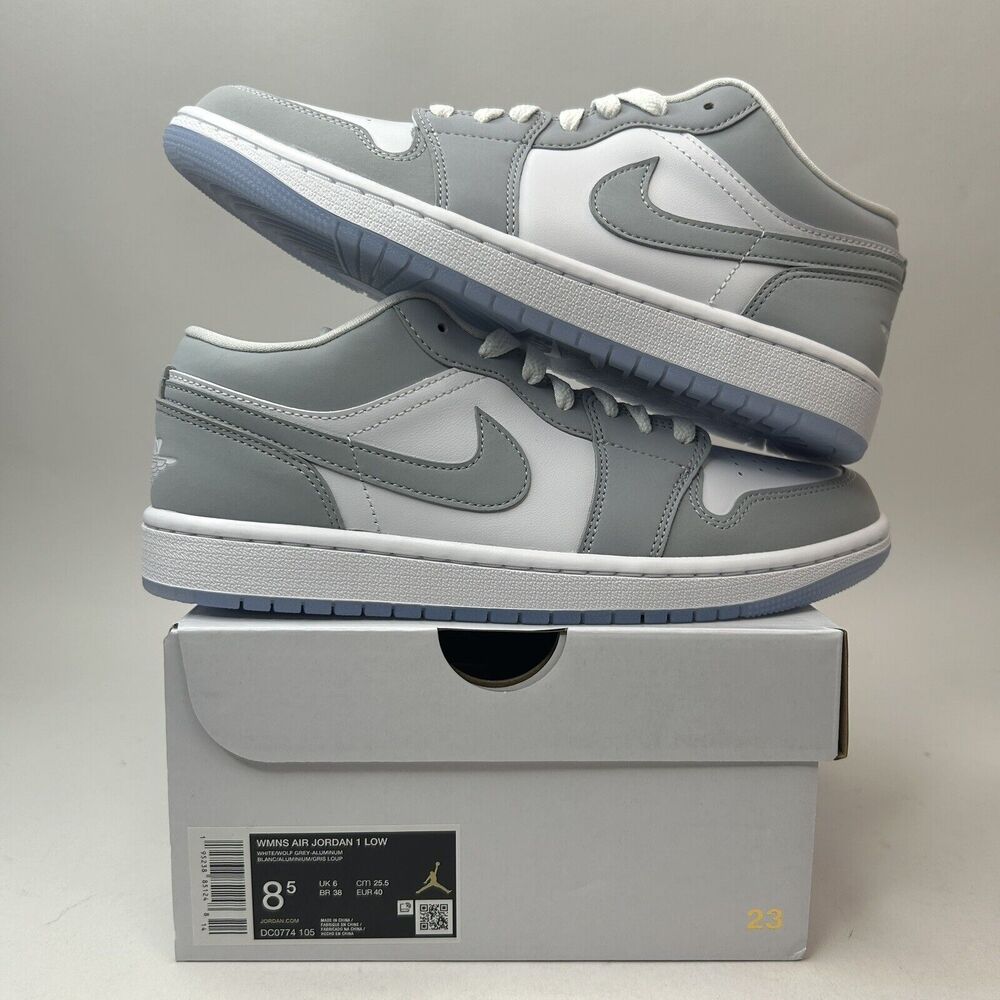 Nike Air Jordan 1 Low Retro WMNS “Wolf Grey/Aluminum” 2023